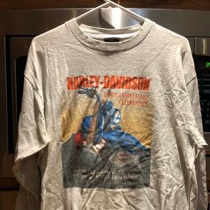 Harley Davidson men’s long sleeve t shirt.  Large.